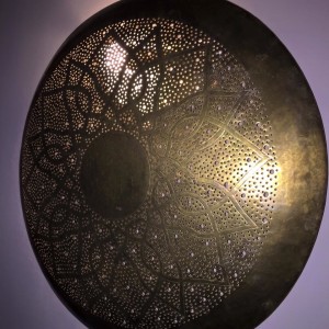Moroccan Brass Wall Light